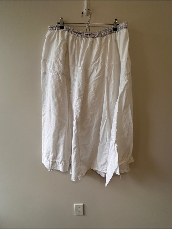 Parsley & Sage Dresses & Skirts - Parsley & Sage Women's 2X White Cotton Midi Skirt Boho FLAW